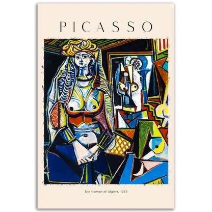 Les femmes d'Alger Picasso - Printree.ch Kunst, Malen, Maler, Malerei, Meisterwerk