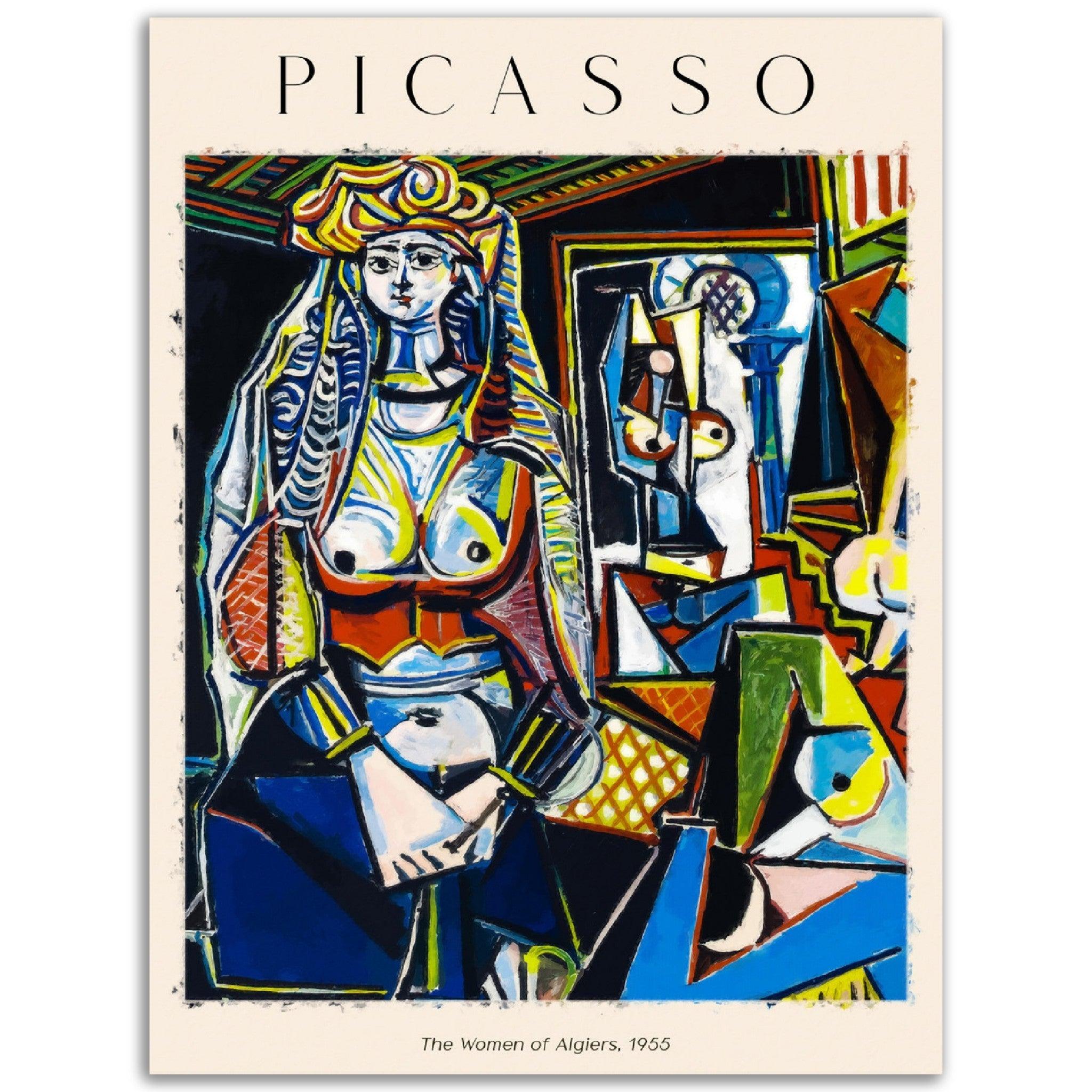 Les femmes d'Alger Picasso - Printree.ch Kunst, Malen, Maler, Malerei, Meisterwerk