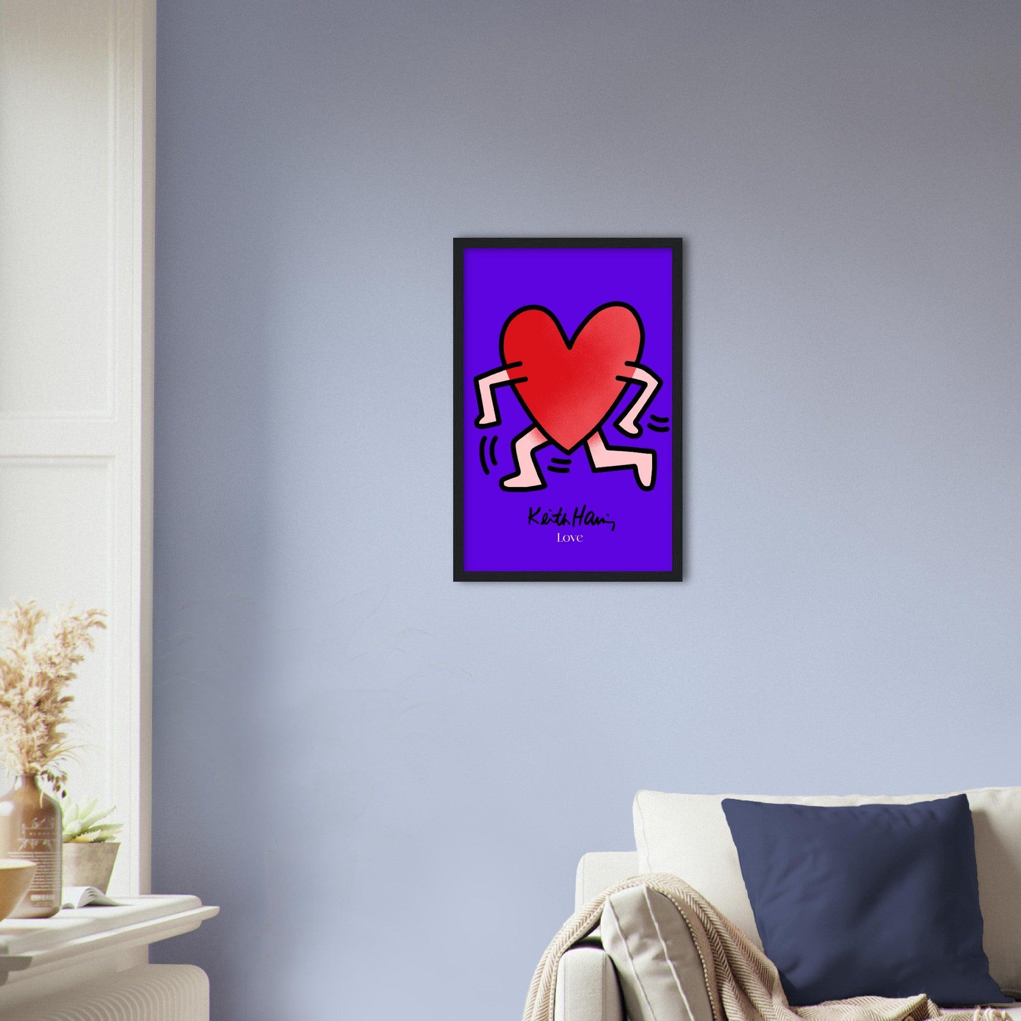 Love: Haring Keith - Printree.ch Kunst, Kunstdruck