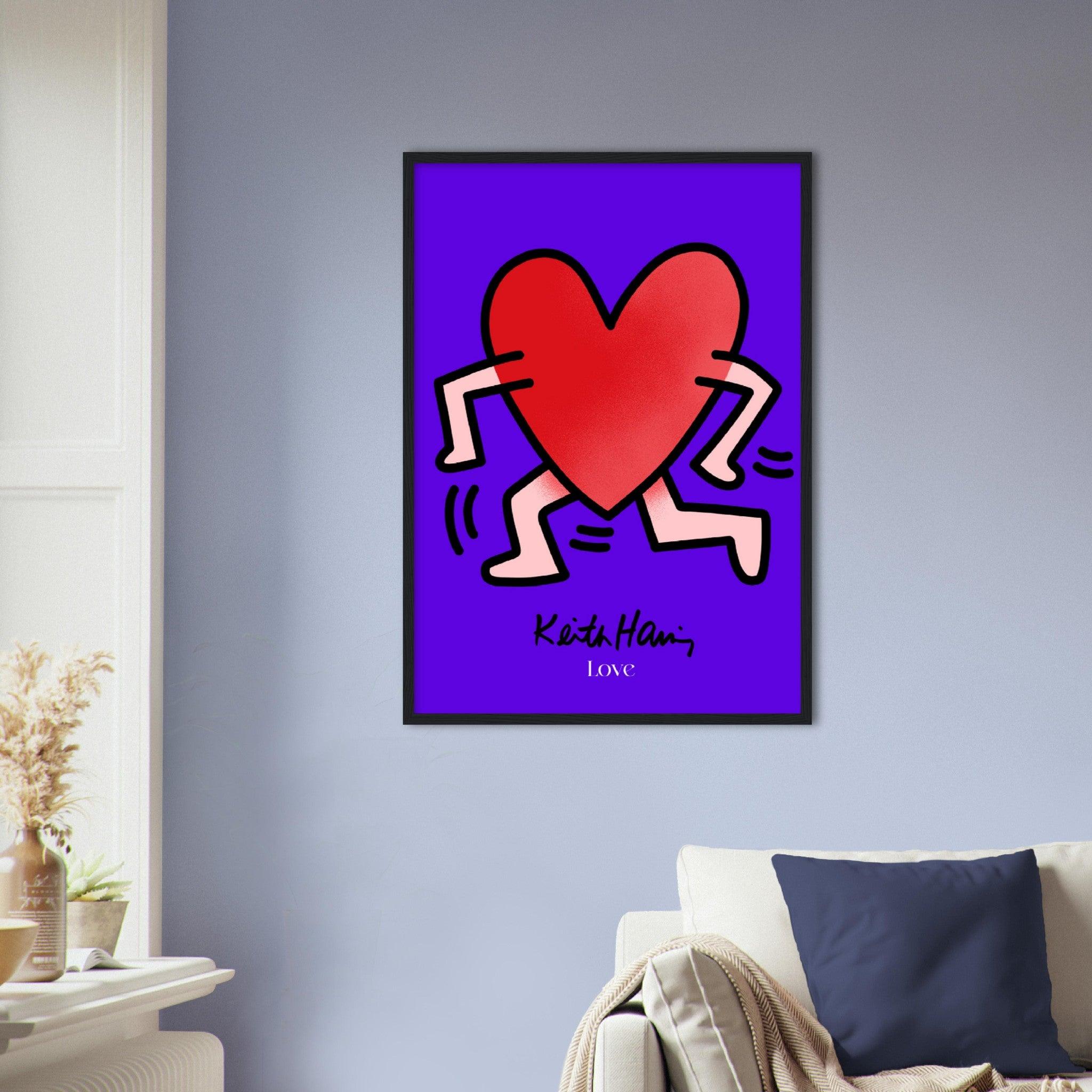 Love: Haring Keith - Printree.ch Kunst, Kunstdruck