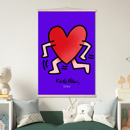 Love: Haring Keith - Printree.ch Kunst, Kunstdruck