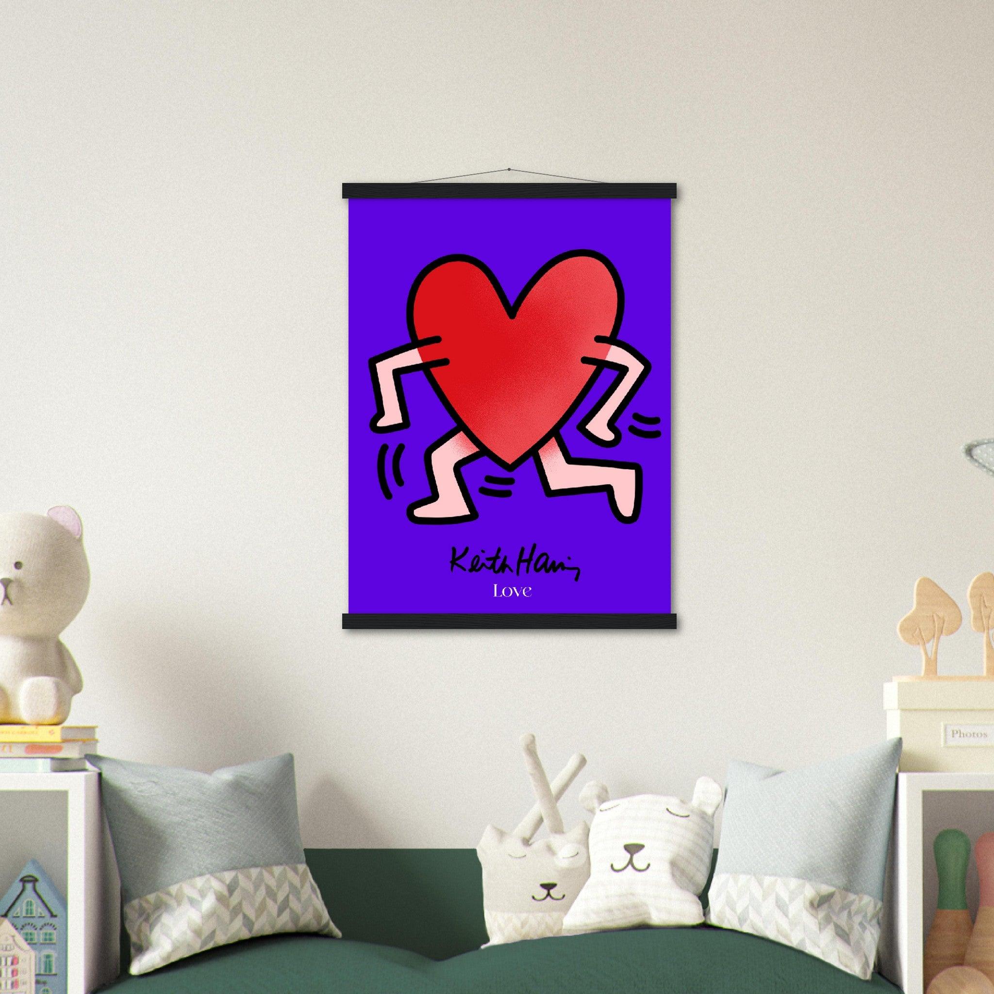 Love: Haring Keith - Printree.ch Kunst, Kunstdruck