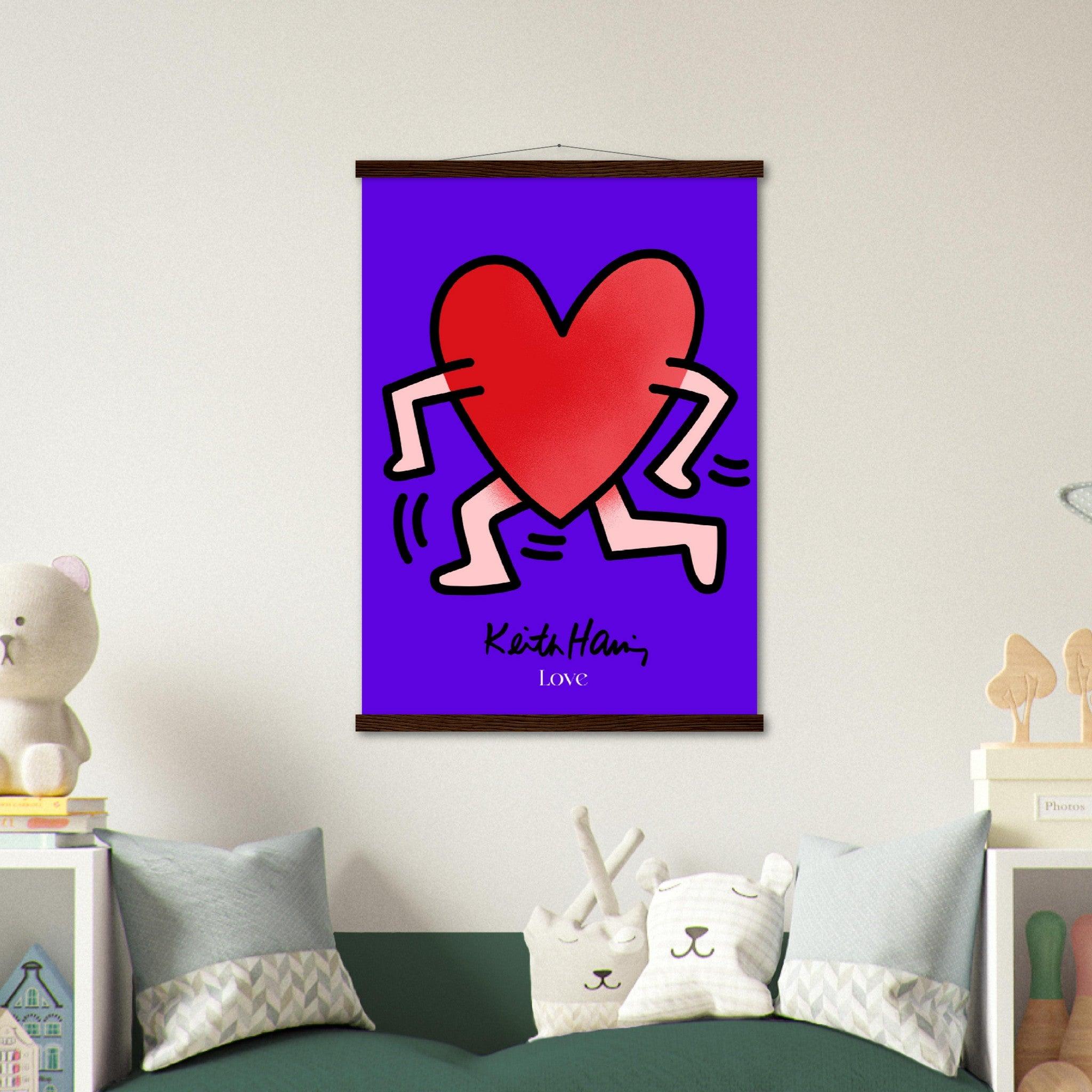 Love: Haring Keith - Printree.ch Kunst, Kunstdruck