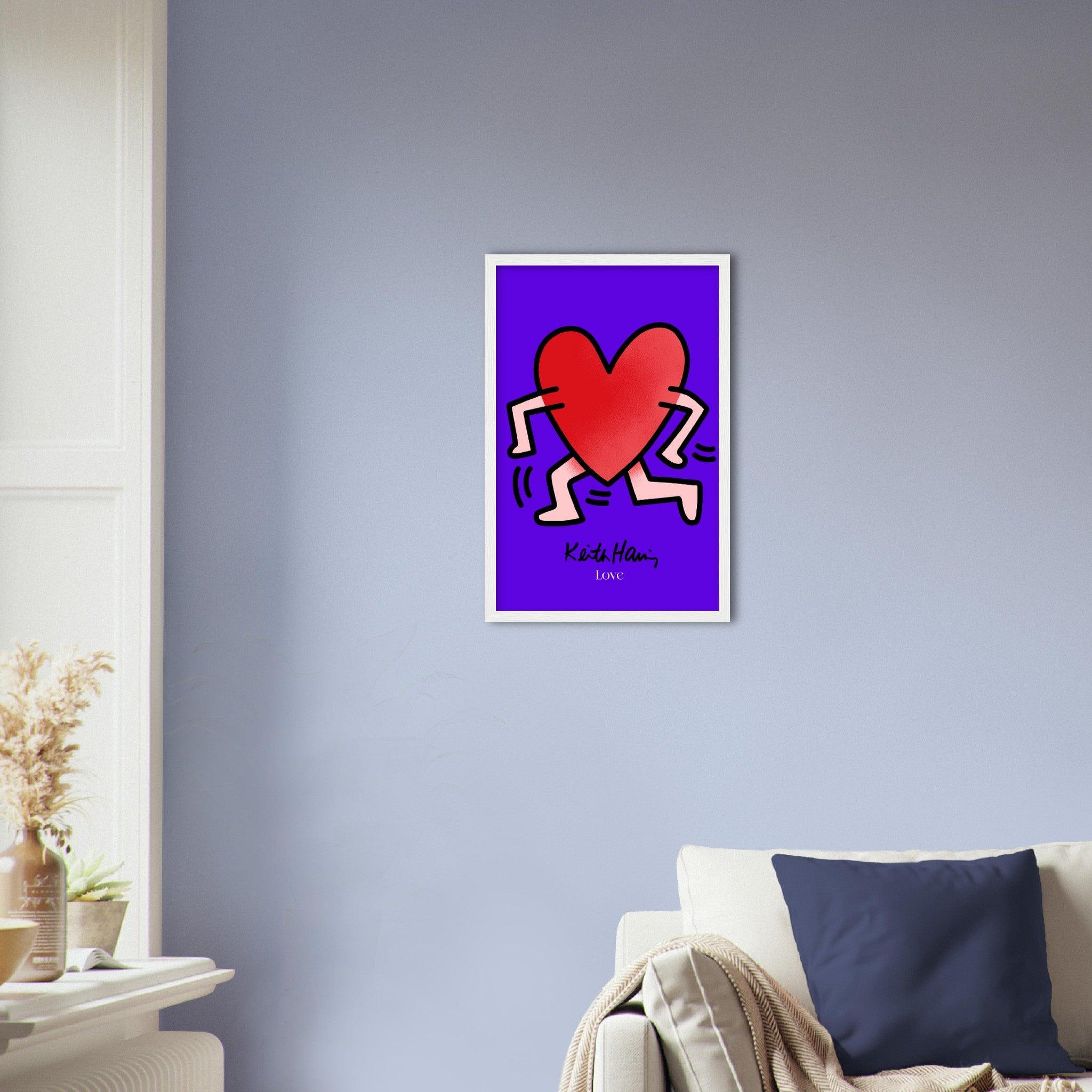 Love: Haring Keith - Printree.ch Kunst, Kunstdruck