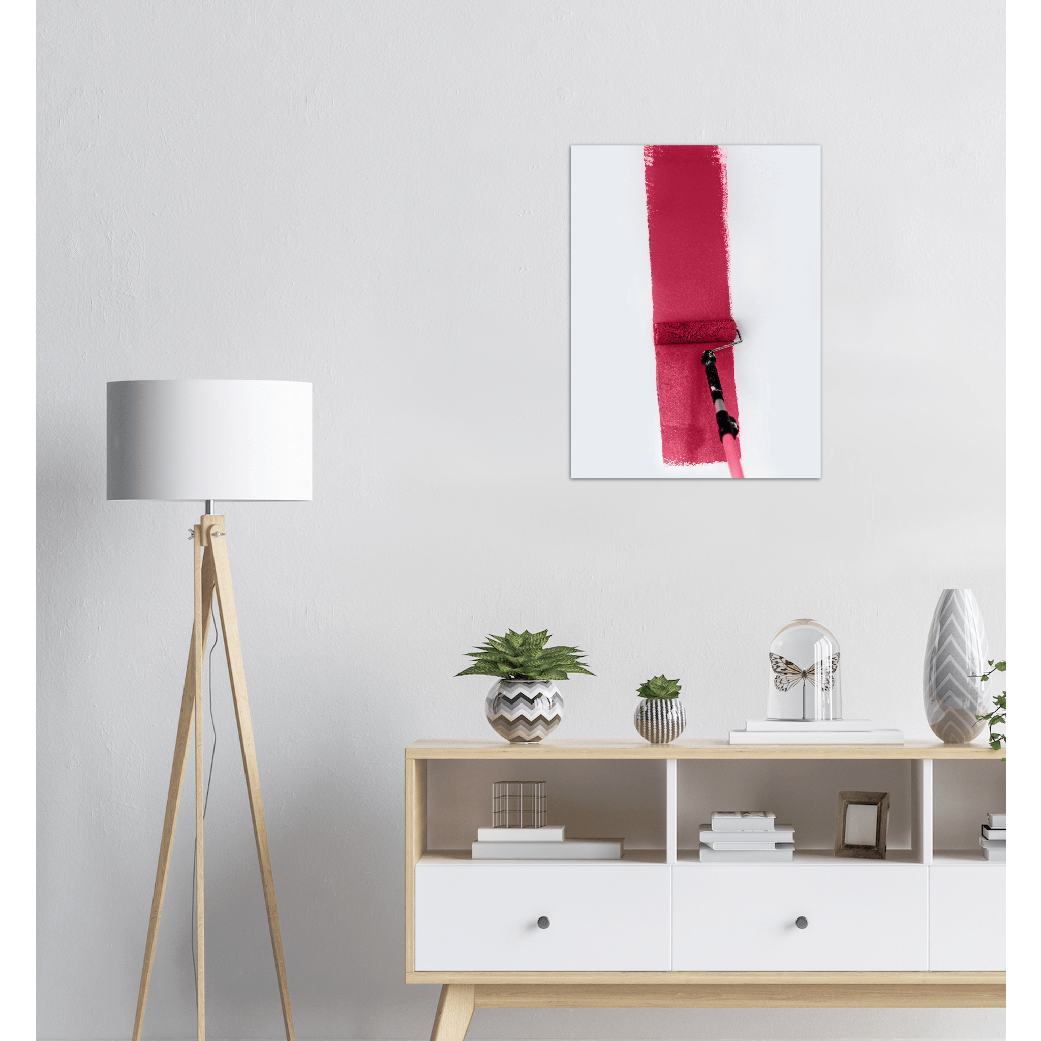 Maler - Viva Magenta Red Trendfarbe für 2023 - Printree.ch Foto, Fotografie