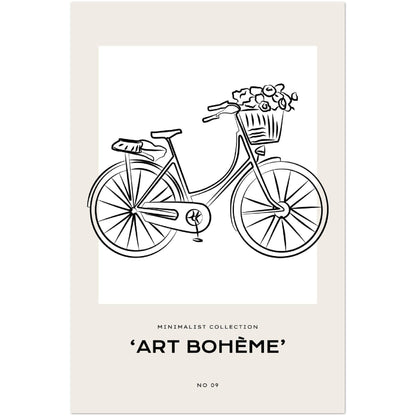 MINIMALIST COLLECTION 'ART BOHÈME' NO 09 - Printree.ch Poster