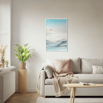 Nebelhafte Landschaft: Eine Fusion der Kulturen - Printree.ch abstrakt, Aquarell, asiatisch, Baum, blau, chinesisch, Design, Fotografie, Grafik, Himmel, Hintergrund, Illustration, Japan, japanisch, künstlerisch, Landschaft, Malerei, Natur, Nebel, Pinsel, Reise, schwarz, Silhouette, Stil, Tinte, traditionell, Wald, weiß, Wolke, Zeichnung