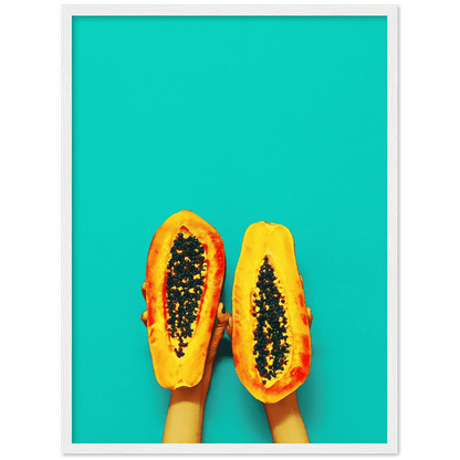 Papaya minimalistischer Lifestyle - Printree.ch abschnitt, aufgeschnitten, dessert, diät, exotisch, frisch, frische, frucht, gesund, halb, hintergrund, isoliert, kern, köstlich, lebensmittel, lecker, nahrung, natürlich, orange, papaya, reif, roh, saftig, scheibe, schnitt, süss, tropisch, vegetarisch, weiss