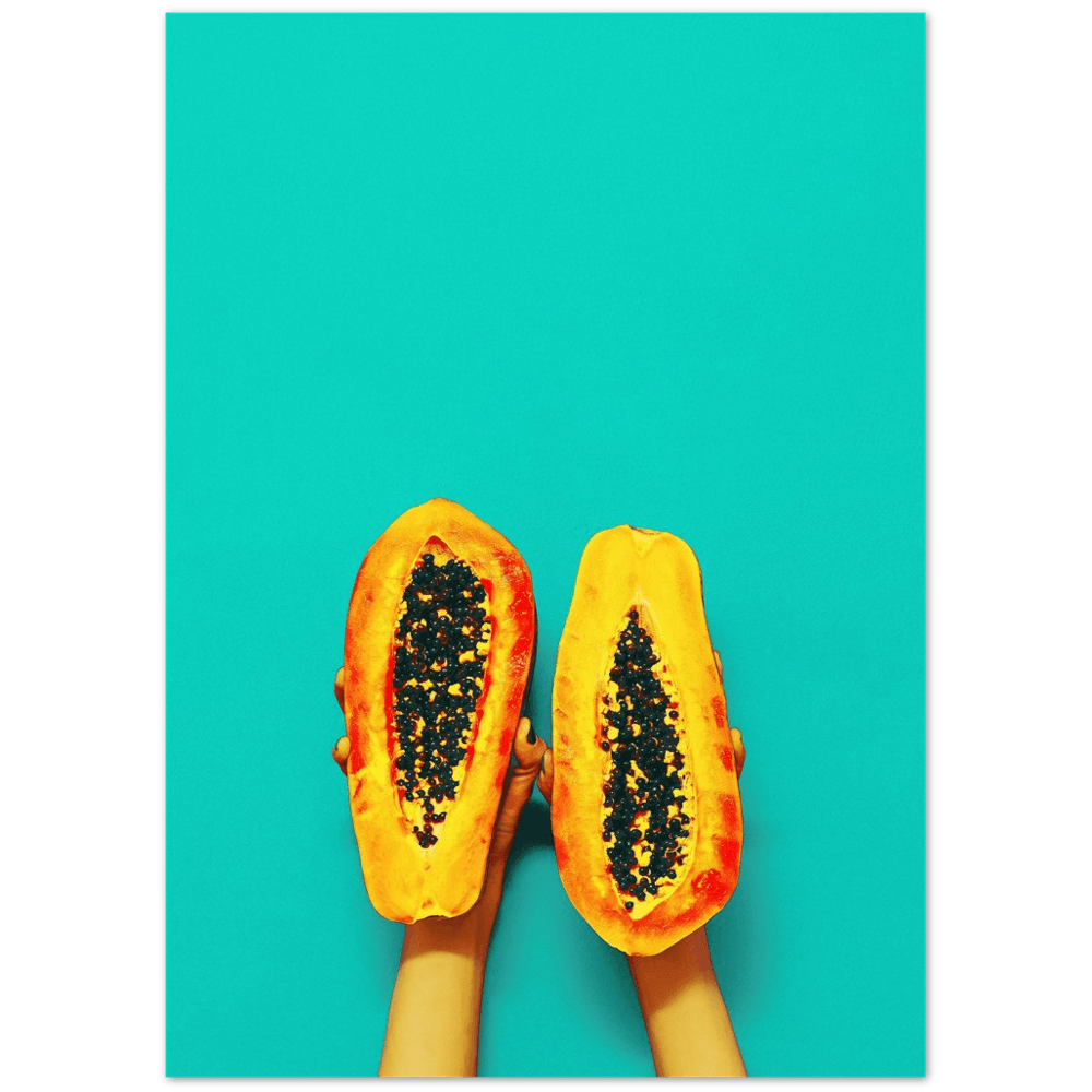 Papaya minimalistischer Lifestyle - Printree.ch abschnitt, aufgeschnitten, dessert, diät, exotisch, frisch, frische, frucht, gesund, halb, hintergrund, isoliert, kern, köstlich, lebensmittel, lecker, nahrung, natürlich, orange, papaya, reif, roh, saftig, scheibe, schnitt, süss, tropisch, vegetarisch, weiss