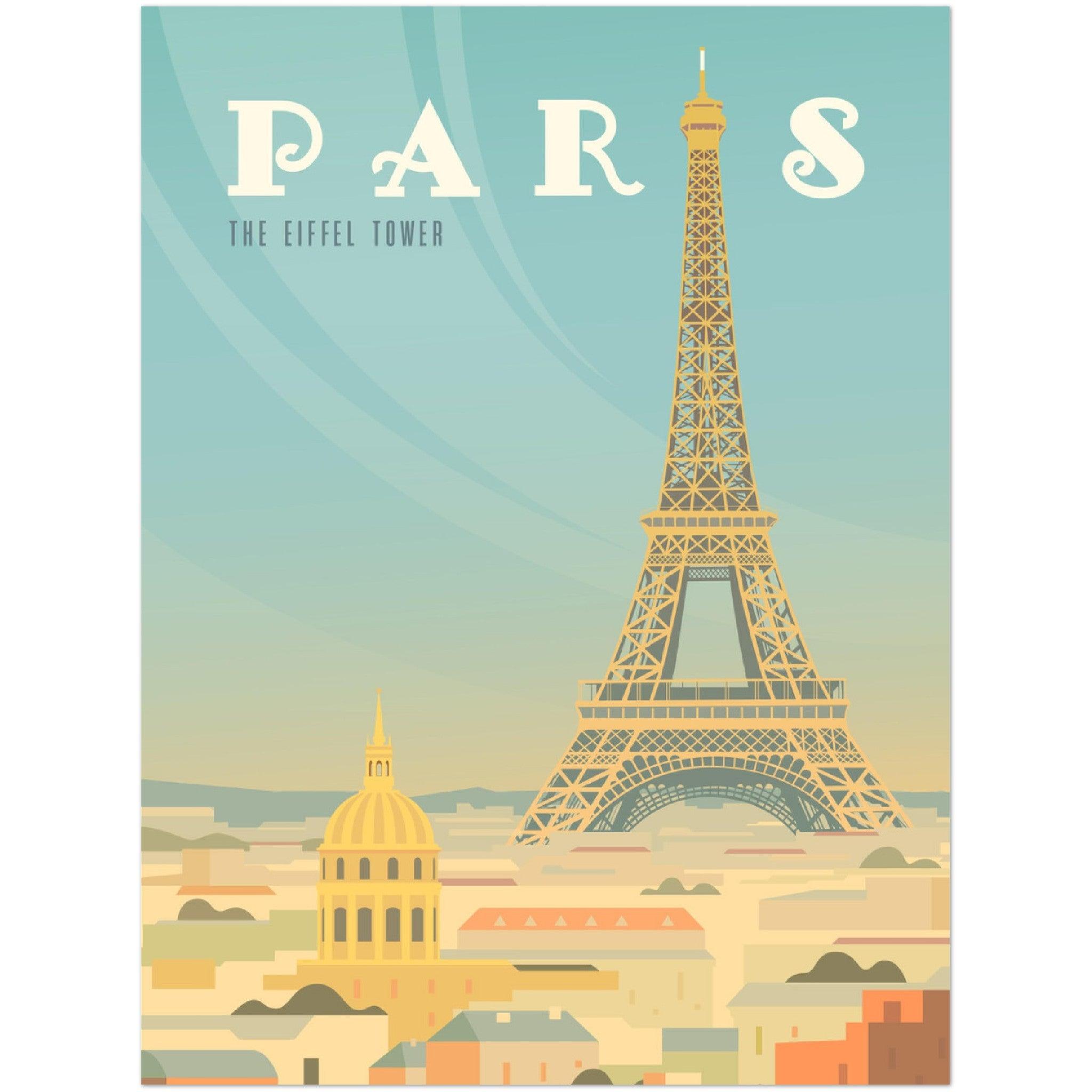 Paris Poster: Die Schönheit der Stadt der Liebe in Ihrem Zuhause - Printree.ch Illustration, Poster, travel poster