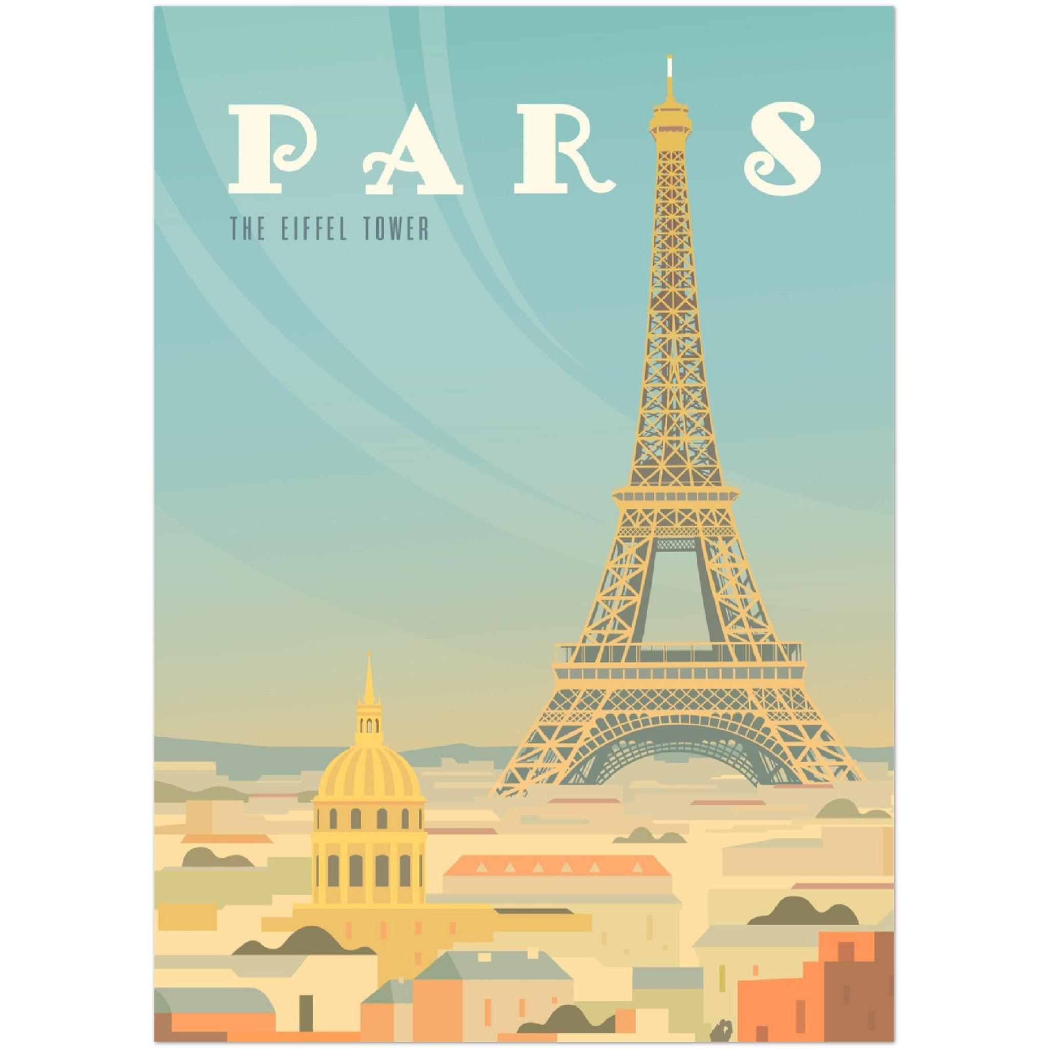 Paris Poster: Die Schönheit der Stadt der Liebe in Ihrem Zuhause - Printree.ch Illustration, Poster, travel poster