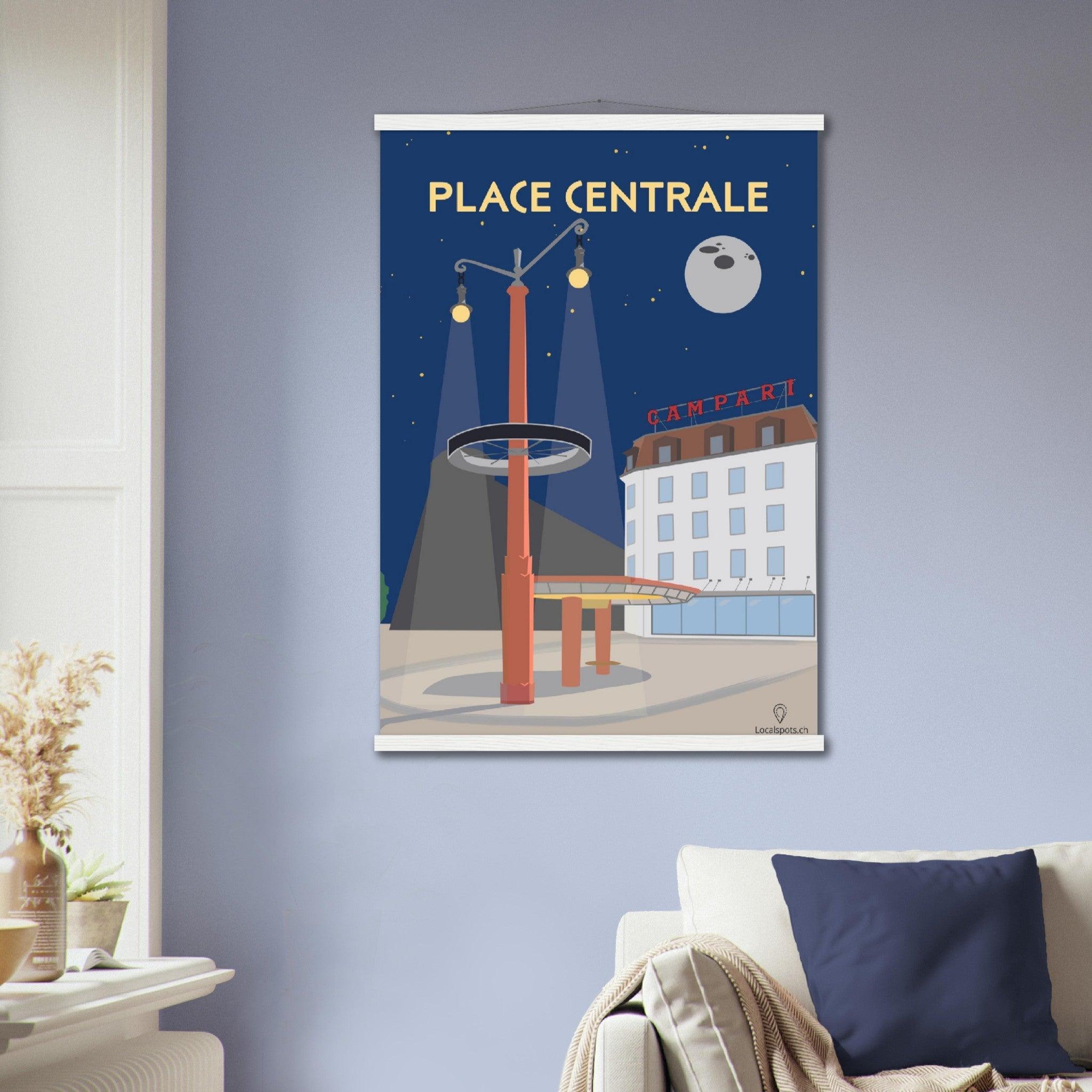 Place Centrale Biel. - Printree.ch Localspot, Minimal, Minimalismus