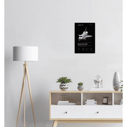 Raumfähre Museumsqualität Poster - Printree.ch 3d illustration, 3d render, astronaut, astronomie, blau, canaveral, columbia, entdecker, erde, erforschen, erforschung, fantasie, galaxie, himmel, hintergrund, illustration, karte, kosmonaut, kosmos, planet, shuttle, stern, system, technologie, textur, umlaufbahn, universum, weltraum, wissenschaft