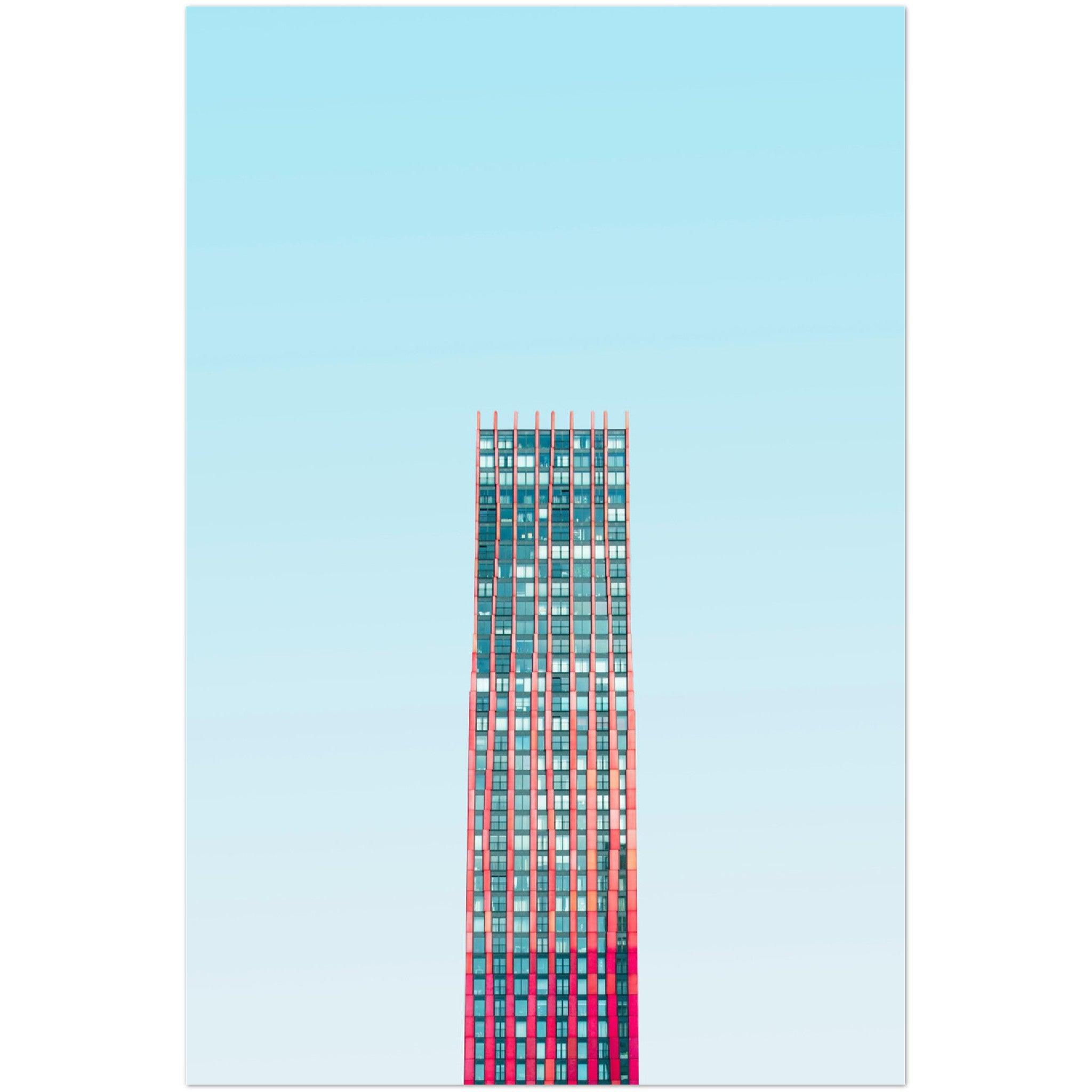 Red Apple Rotterdam - Printree.ch architecture, architekt, Architektur, Fotografie, gebäude, Minimal, minimalist, minimalistisch, pastel, pastell, Simone Hutsch, Unsplash