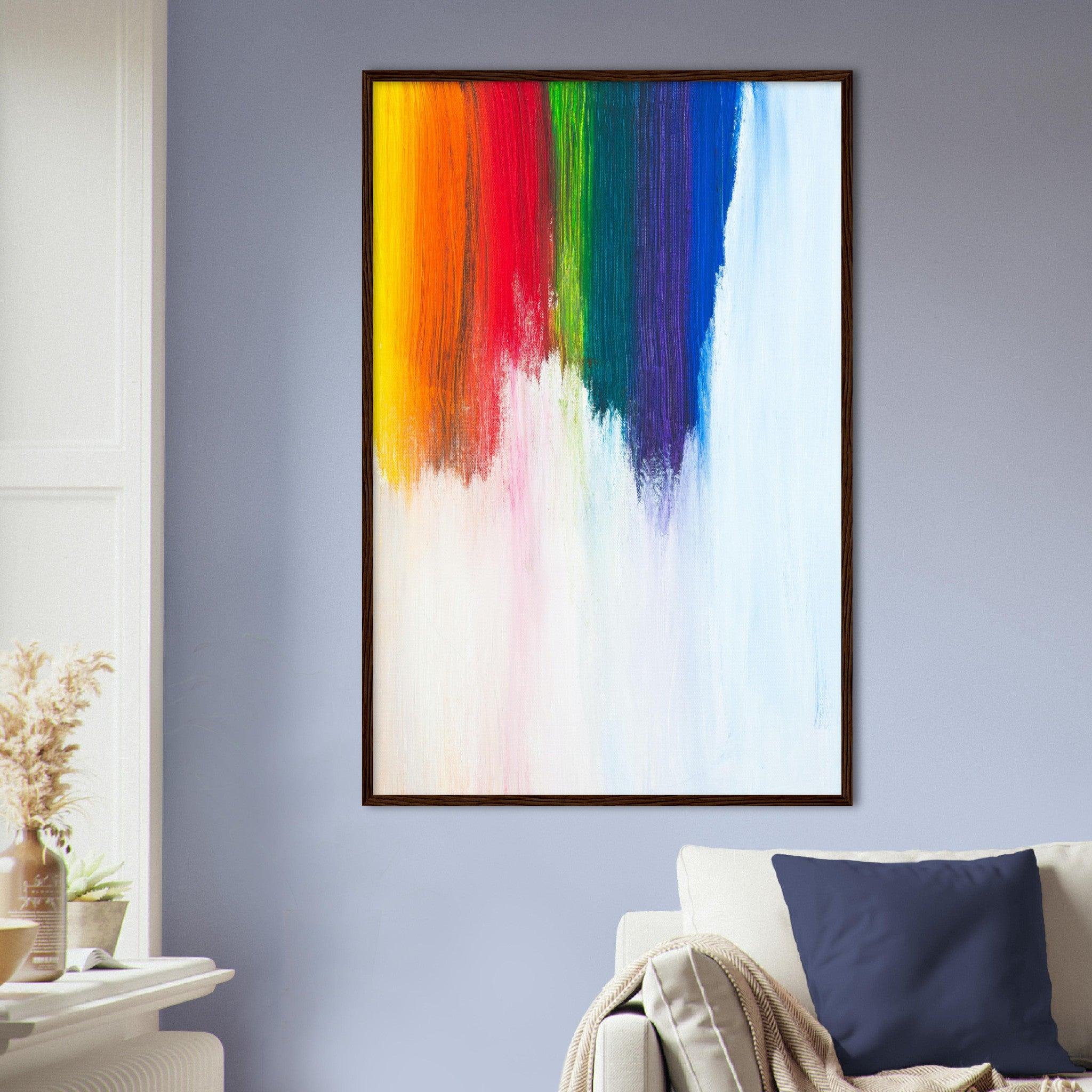 Regenbogenzauber - Printree.ch abstrakt, CHat, Illustration, Kunst, Kunstdruck, modern