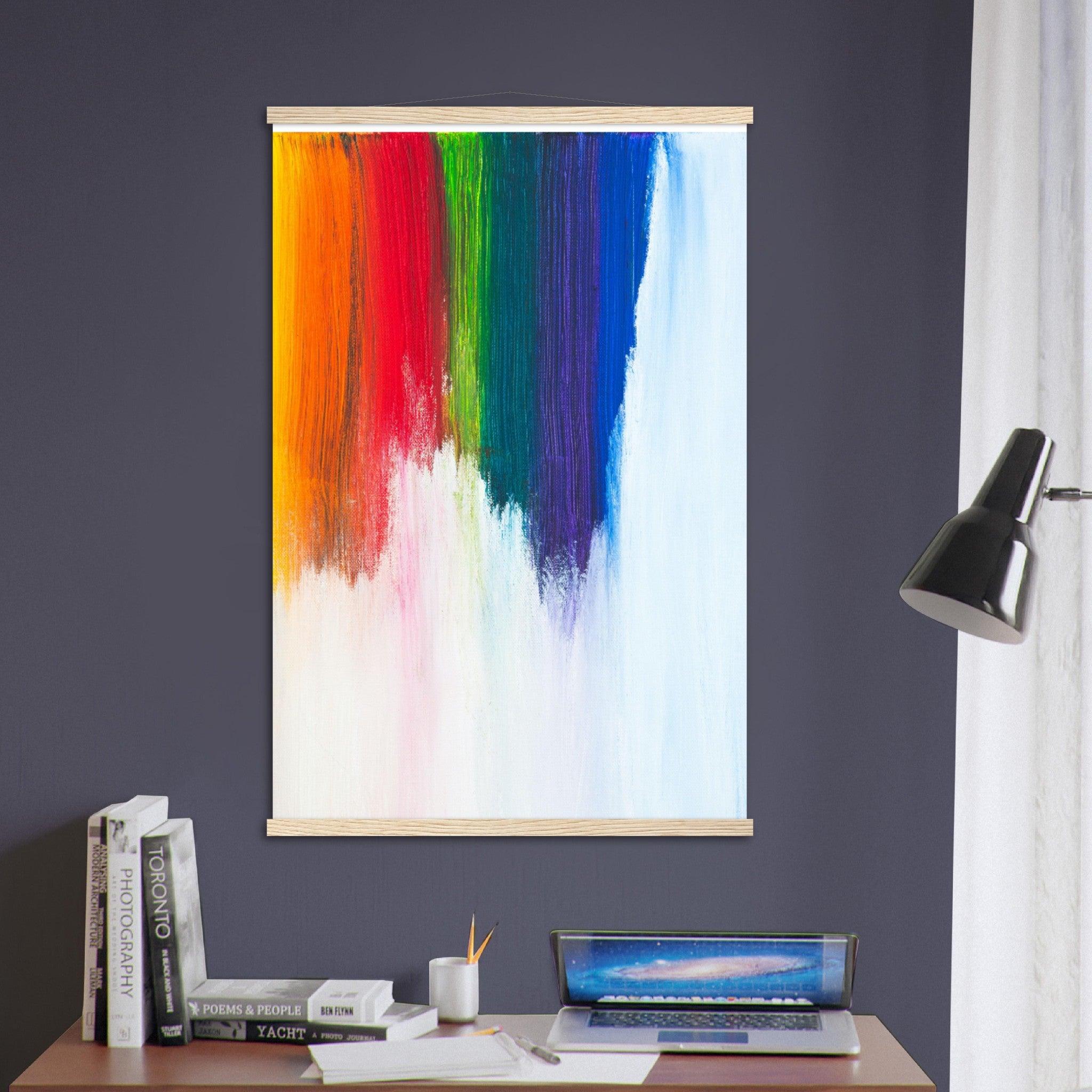 Regenbogenzauber - Printree.ch abstrakt, CHat, Illustration, Kunst, Kunstdruck, modern