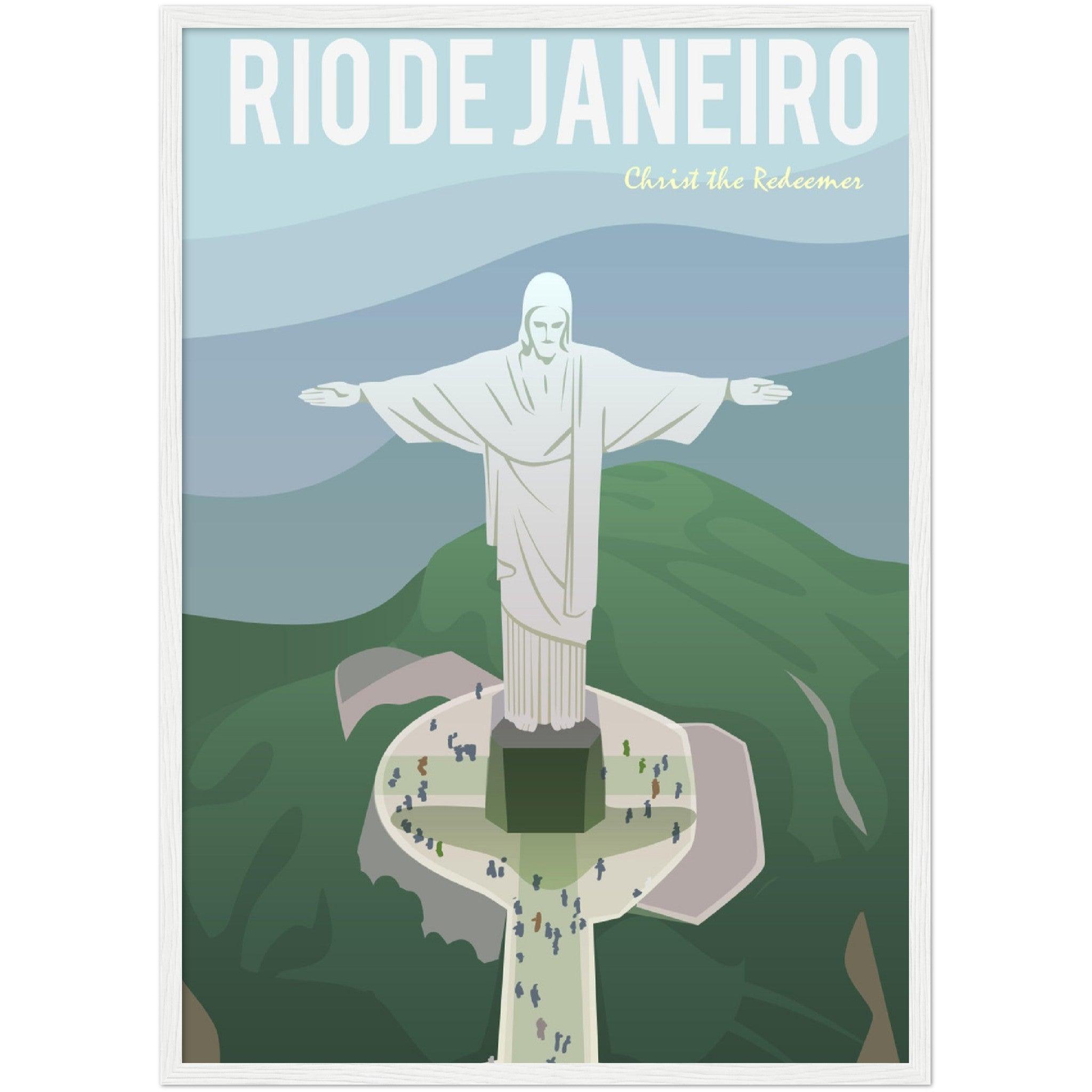 Rio de Janeiro Poster: Museumsqualität für dein Zuhause! - Printree.ch Illustration, Poster, travel poster