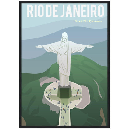 Rio de Janeiro Poster: Museumsqualität für dein Zuhause! - Printree.ch Illustration, Poster, travel poster