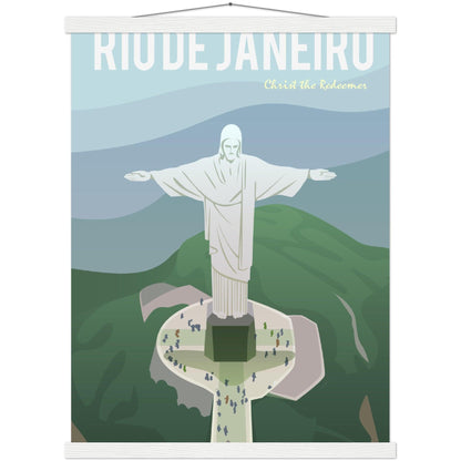 Rio de Janeiro Poster: Museumsqualität für dein Zuhause! - Printree.ch Illustration, Poster, travel poster