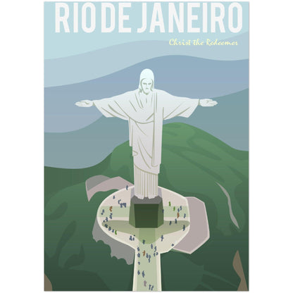 Rio de Janeiro Poster: Museumsqualität für dein Zuhause! - Printree.ch Illustration, Poster, travel poster