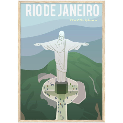 Rio de Janeiro Poster: Museumsqualität für dein Zuhause! - Printree.ch Illustration, Poster, travel poster