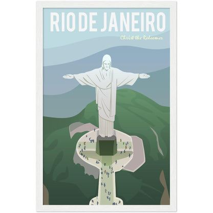 Rio de Janeiro Poster: Museumsqualität für dein Zuhause! - Printree.ch Illustration, Poster, travel poster