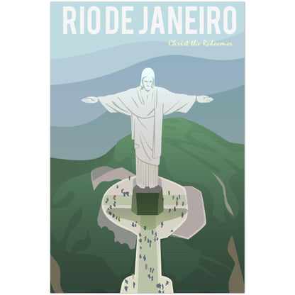 Rio de Janeiro Poster: Museumsqualität für dein Zuhause! - Printree.ch Illustration, Poster, travel poster