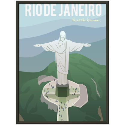 Rio de Janeiro Poster: Museumsqualität für dein Zuhause! - Printree.ch Illustration, Poster, travel poster