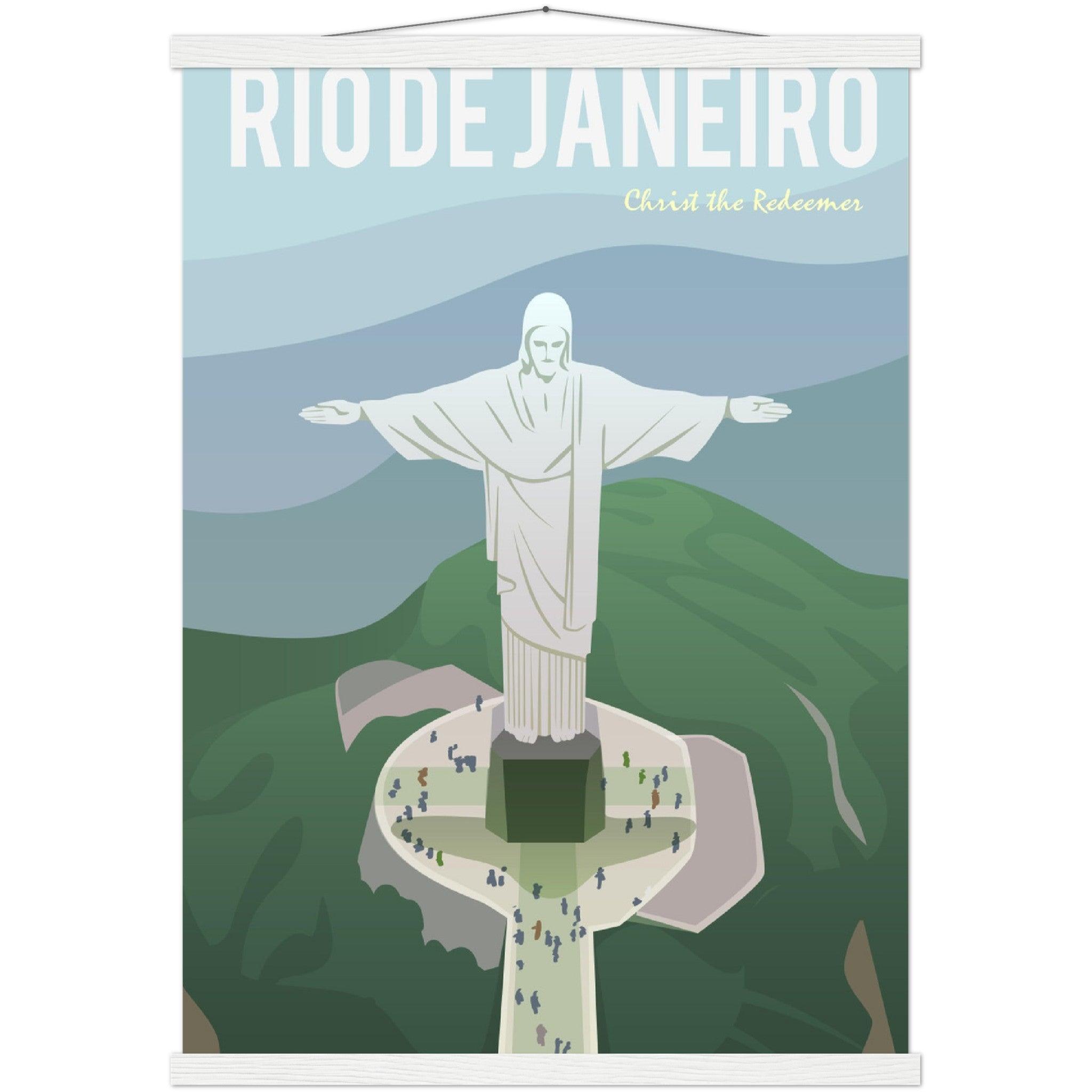 Rio de Janeiro Poster: Museumsqualität für dein Zuhause! - Printree.ch Illustration, Poster, travel poster