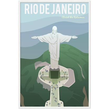 Rio de Janeiro Poster: Museumsqualität für dein Zuhause! - Printree.ch Illustration, Poster, travel poster