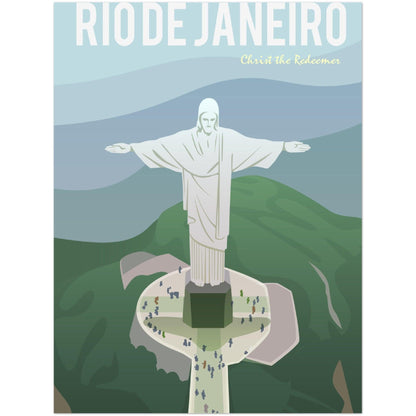 Rio de Janeiro Poster: Museumsqualität für dein Zuhause! - Printree.ch Illustration, Poster, travel poster