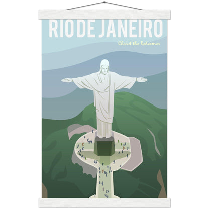 Rio de Janeiro Poster: Museumsqualität für dein Zuhause! - Printree.ch Illustration, Poster, travel poster