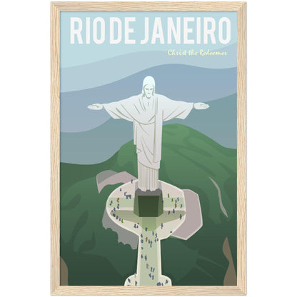 Rio de Janeiro Poster: Museumsqualität für dein Zuhause! - Printree.ch Illustration, Poster, travel poster