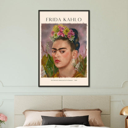 Selbstbildnis, Dr. Eloesser gewidmet von Frida Kahlo - Printree.ch abstrakte frauen, frau, Frauen, Kunst, Malen, Maler, Malerei, Meisterwerk