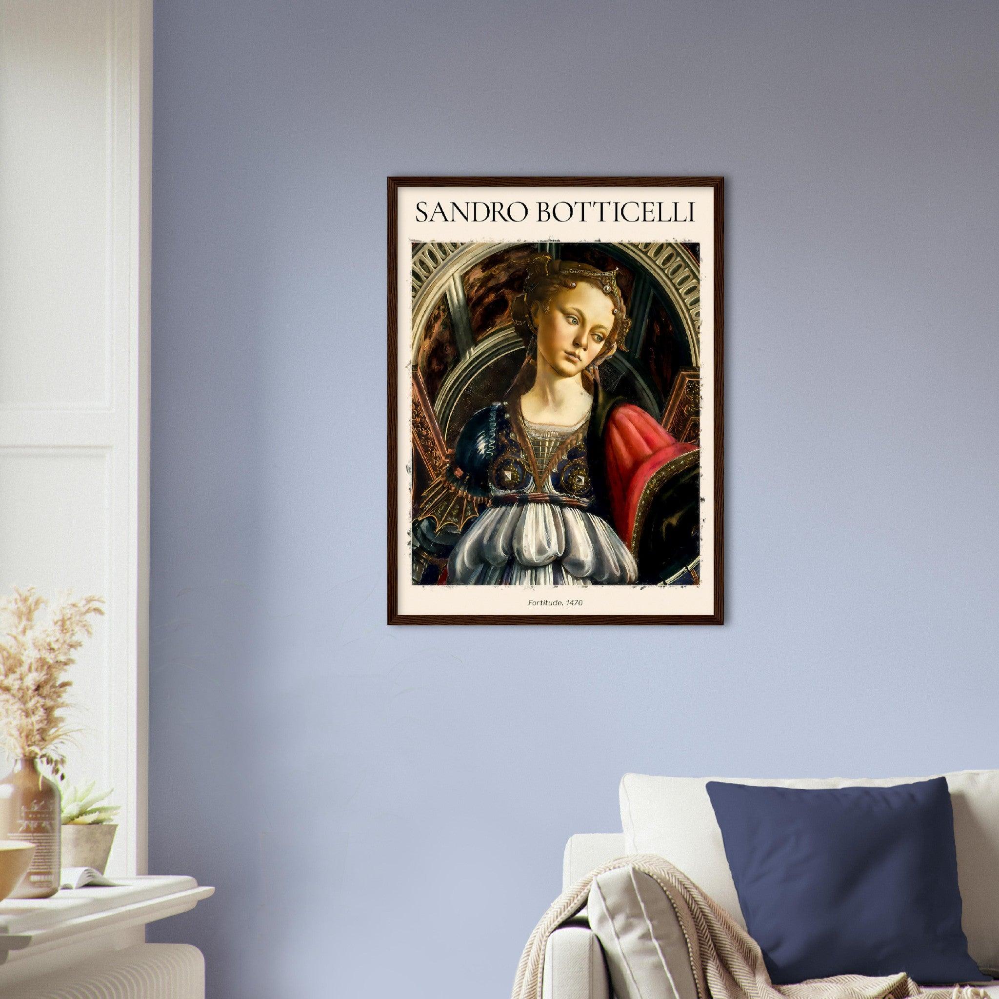 Tapferkeit Gemälde von Sandro Botticelli - Printree.ch abstrakte frauen, frau, Frauen, Kunst, Malen, Maler, Malerei, Meisterwerk