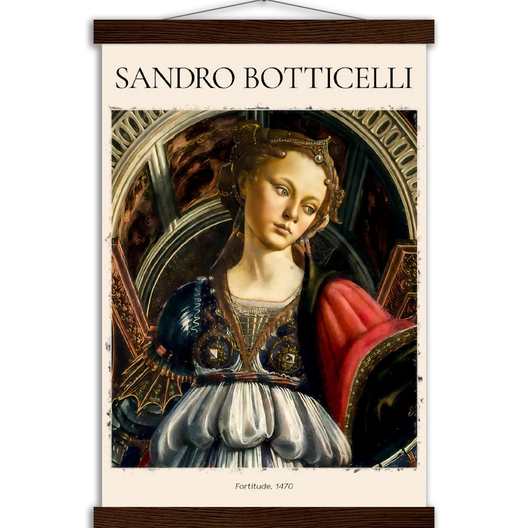 Tapferkeit Gemälde von Sandro Botticelli - Printree.ch abstrakte frauen, frau, Frauen, Kunst, Malen, Maler, Malerei, Meisterwerk