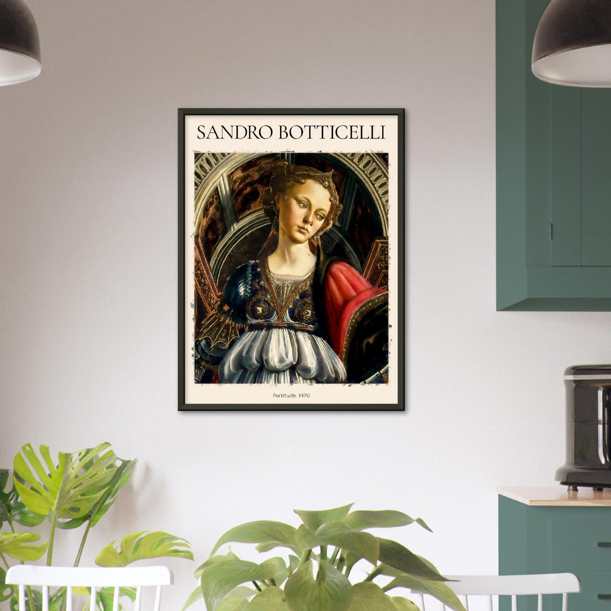 Tapferkeit Gemälde von Sandro Botticelli - Printree.ch abstrakte frauen, frau, Frauen, Kunst, Malen, Maler, Malerei, Meisterwerk