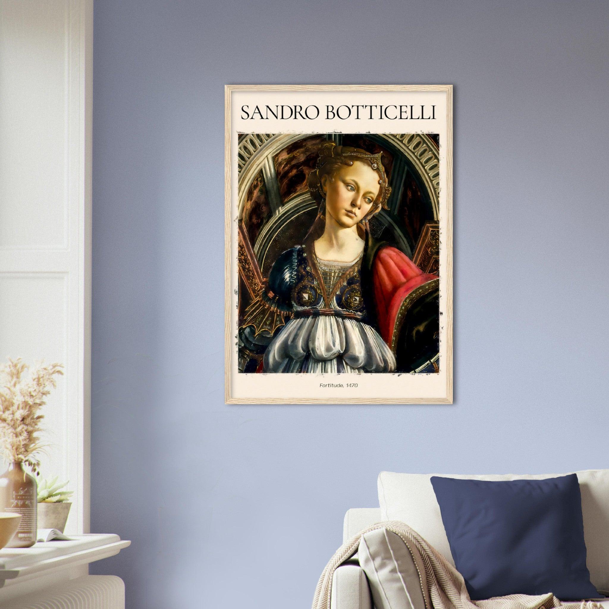 Tapferkeit Gemälde von Sandro Botticelli - Printree.ch abstrakte frauen, frau, Frauen, Kunst, Malen, Maler, Malerei, Meisterwerk