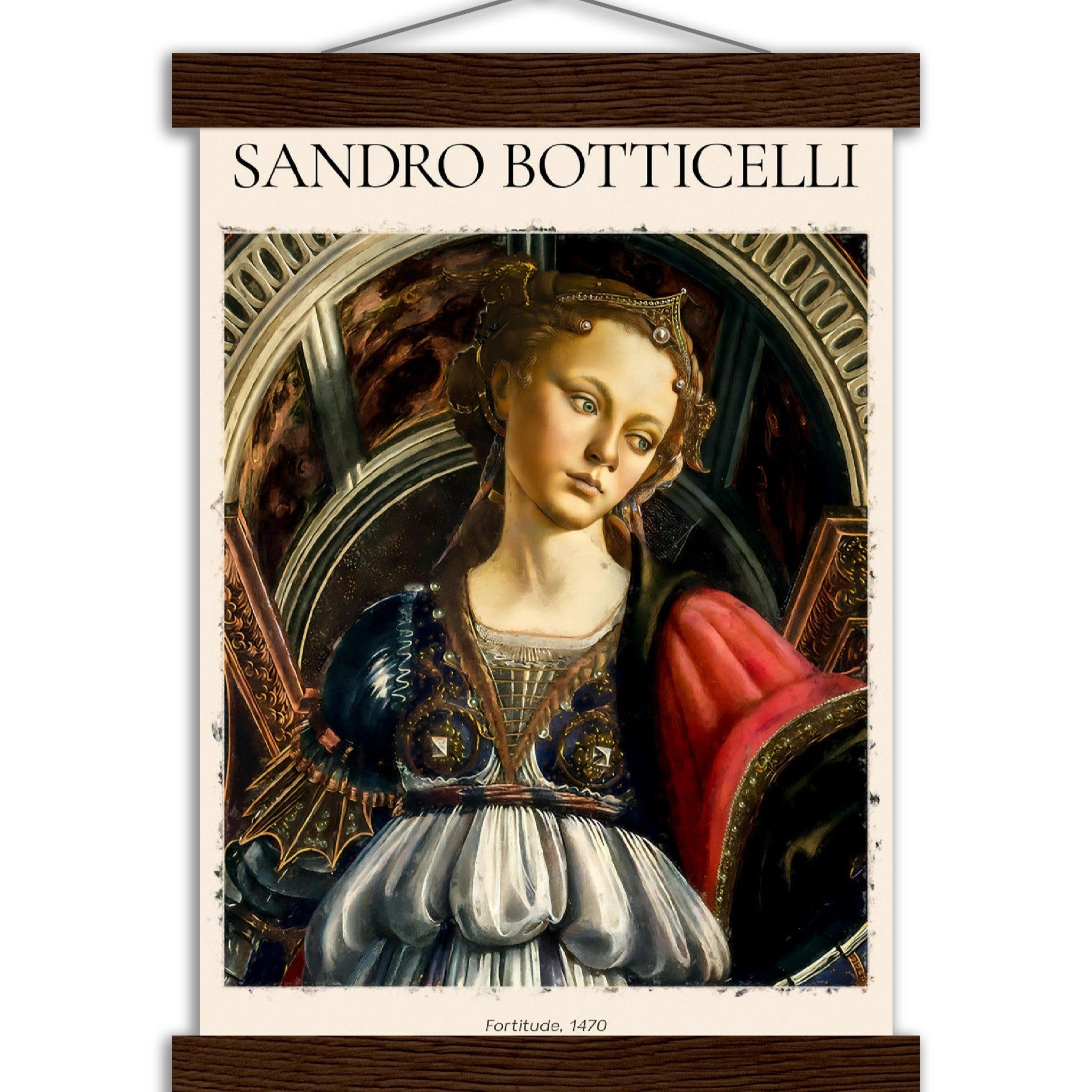 Tapferkeit Gemälde von Sandro Botticelli - Printree.ch abstrakte frauen, frau, Frauen, Kunst, Malen, Maler, Malerei, Meisterwerk