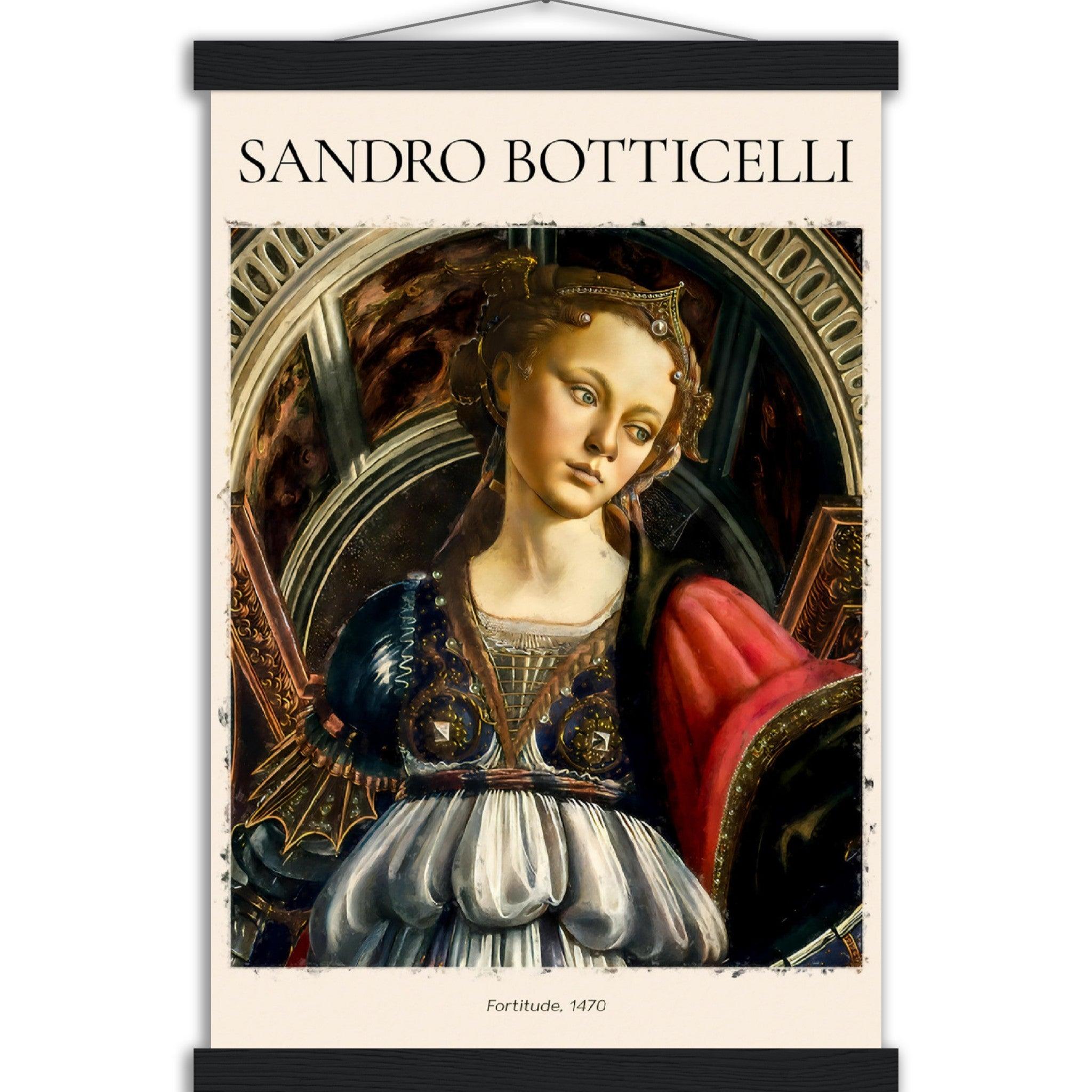 Tapferkeit Gemälde von Sandro Botticelli - Printree.ch abstrakte frauen, frau, Frauen, Kunst, Malen, Maler, Malerei, Meisterwerk