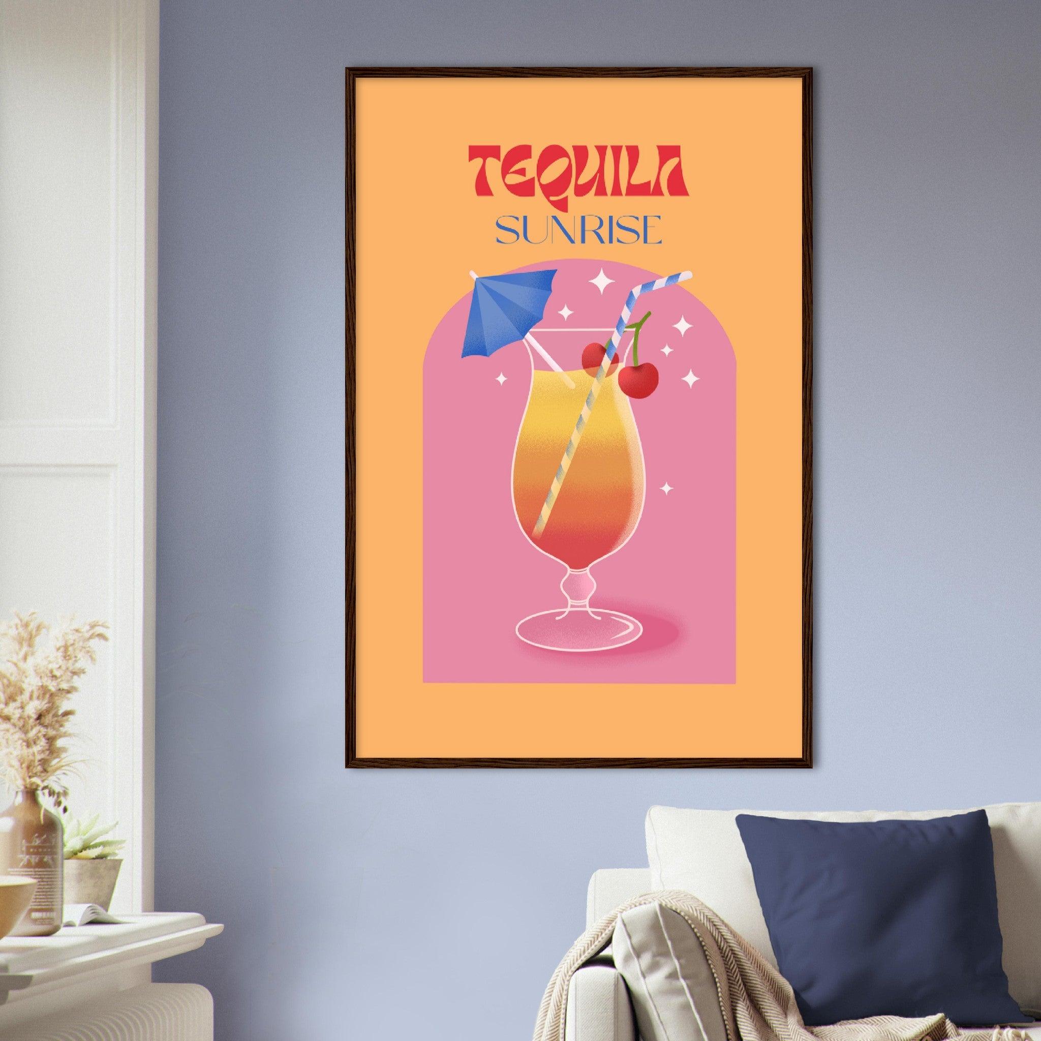 Tequila Sunrise Modern Art Gallery - Printree.ch Kunst, Kunstdruck