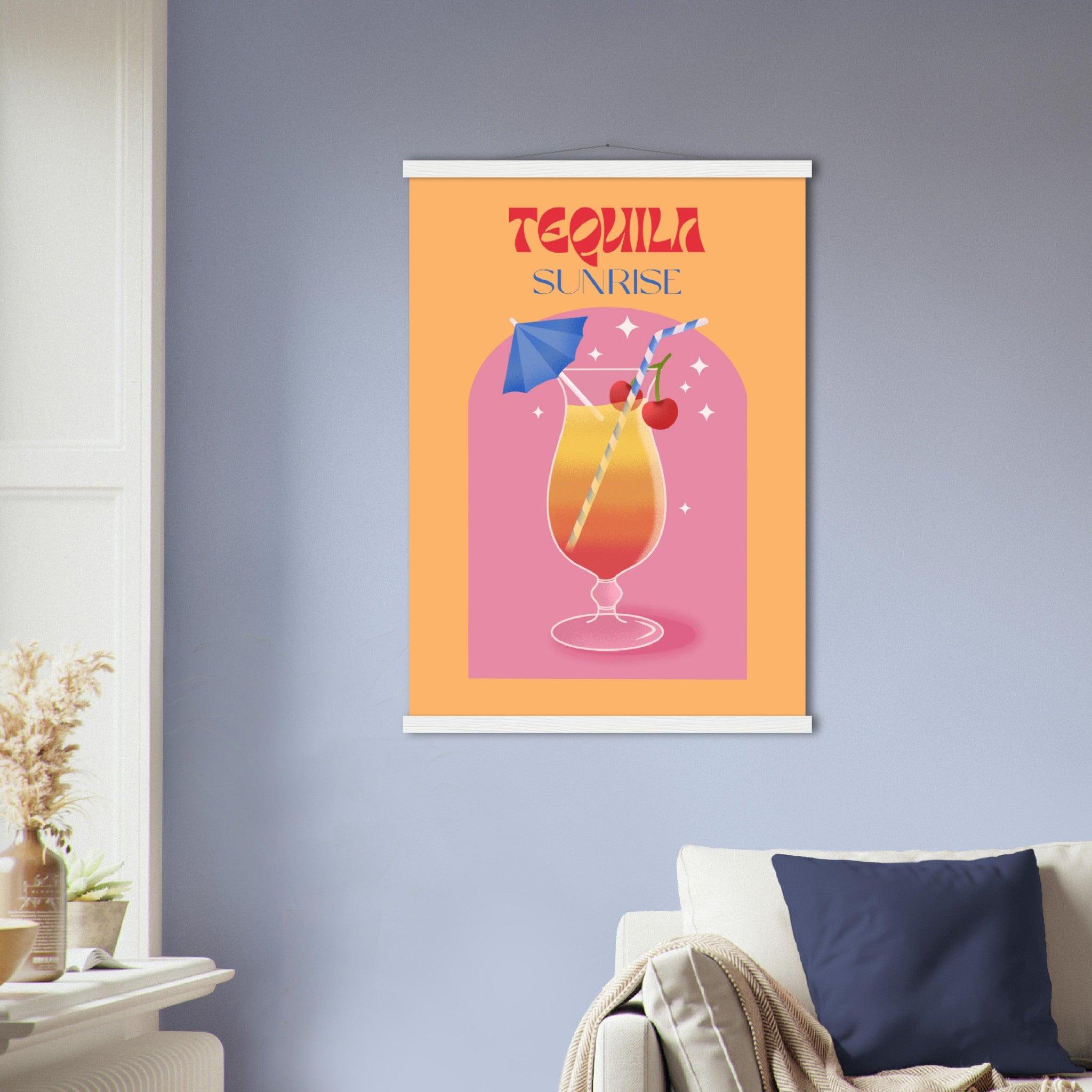 Tequila Sunrise Modern Art Gallery - Printree.ch Kunst, Kunstdruck