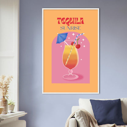 Tequila Sunrise Modern Art Gallery - Printree.ch Kunst, Kunstdruck