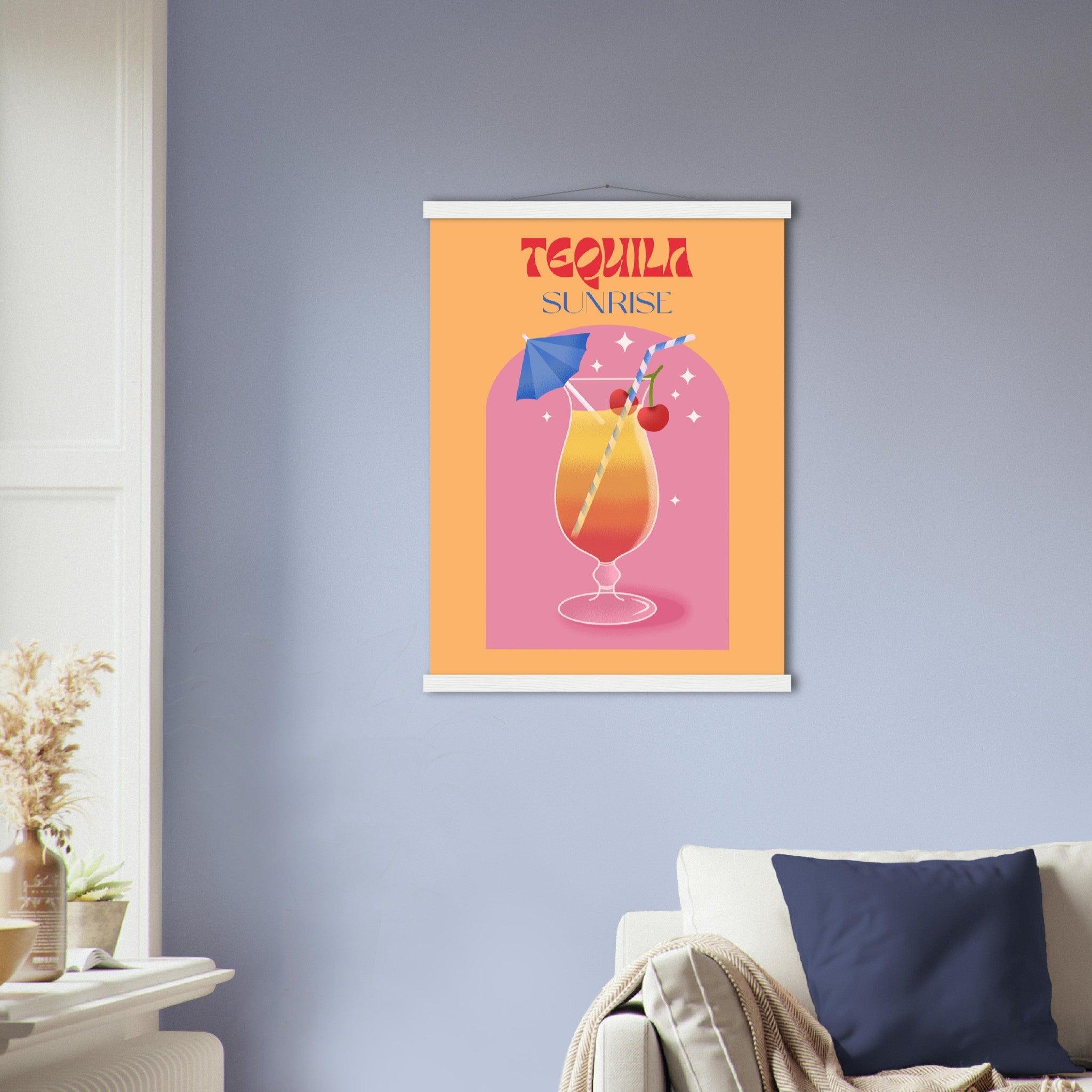 Tequila Sunrise Modern Art Gallery - Printree.ch Kunst, Kunstdruck