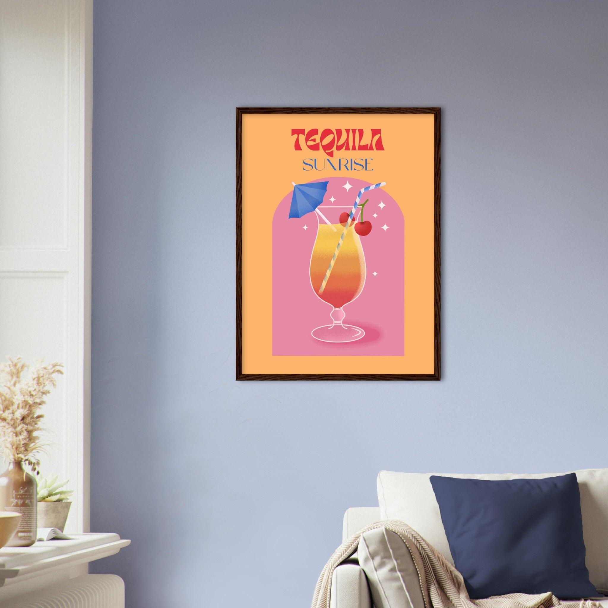 Tequila Sunrise Modern Art Gallery - Printree.ch Kunst, Kunstdruck