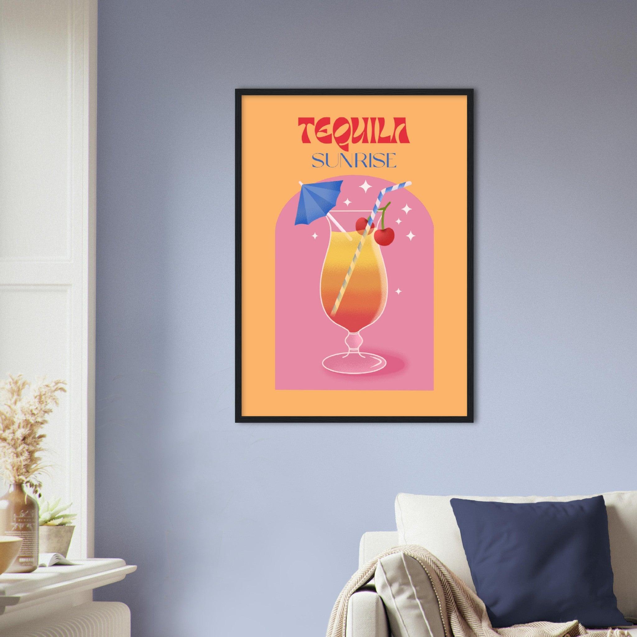 Tequila Sunrise Modern Art Gallery - Printree.ch Kunst, Kunstdruck