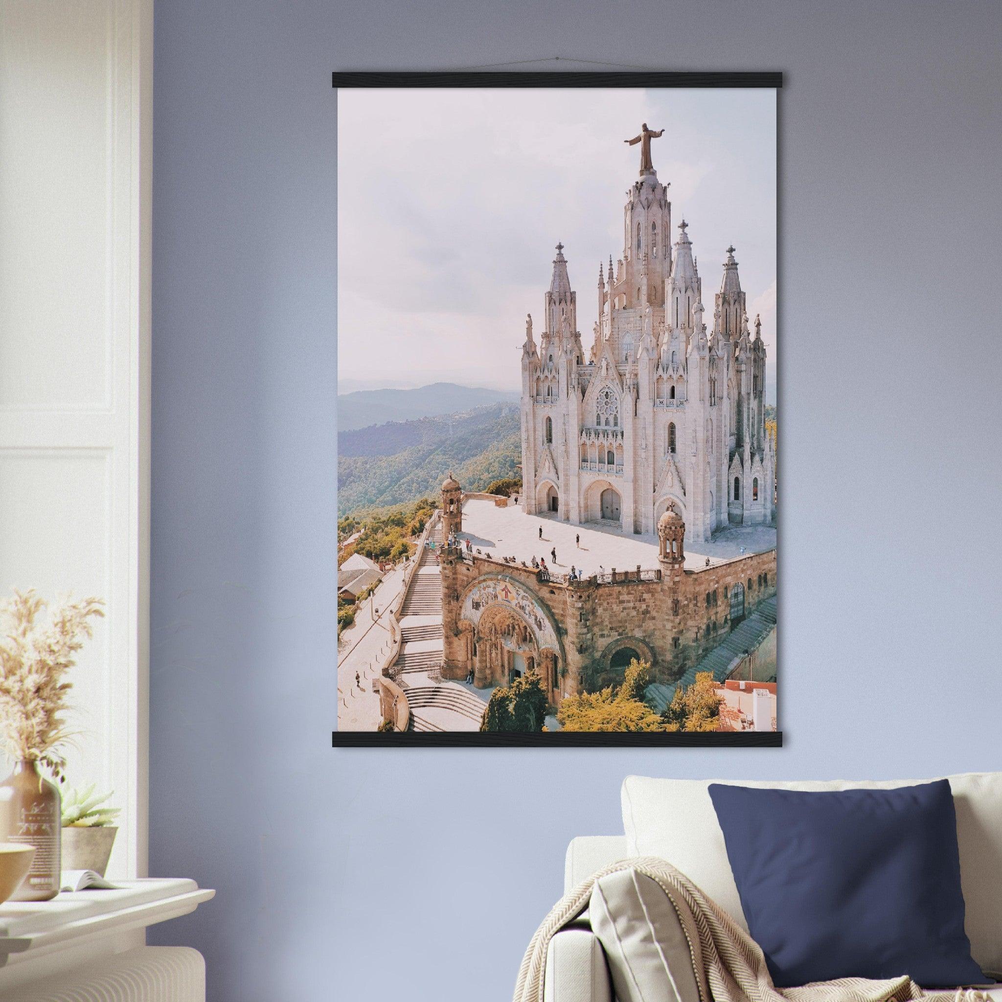 Tibidabo Amusement Park, Barcelona, Spain - Printree.ch alt, architektur, attraktion, barcelona, barcelona skyline, barcelona stadt, berg, europa, Foto, Fotografie, gebäude, goldene stunde, himmel, hügel, jesus, karussell, katalonien, kathedrale, katholisch, kirche, kultur, landschaft, reisen, religion, spanien, spanisch, stadt, tempel, tempel des heiligen herzens, tibidabo, unterhaltung, wahrzeichen