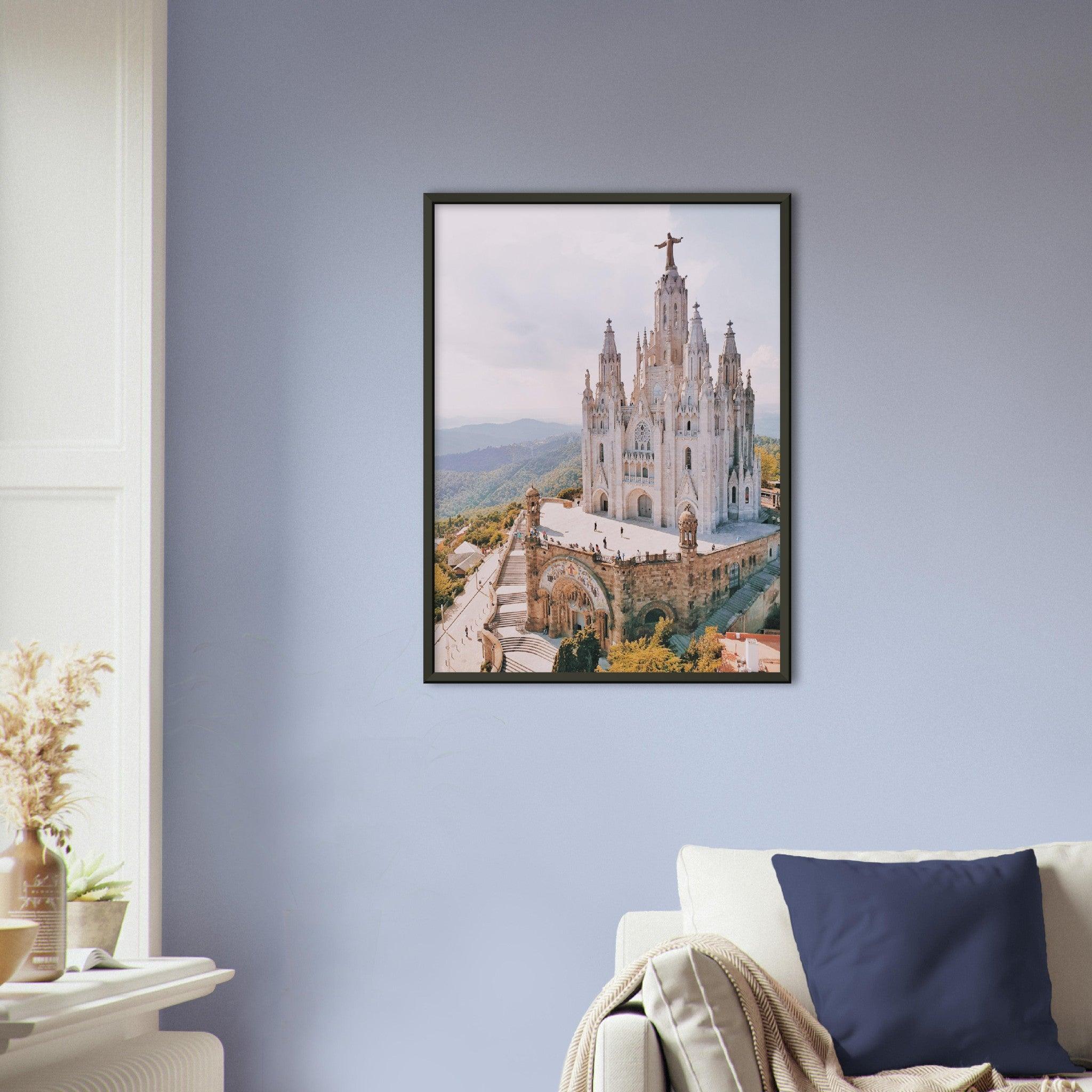 Tibidabo Amusement Park, Barcelona, Spain - Printree.ch alt, architektur, attraktion, barcelona, barcelona skyline, barcelona stadt, berg, europa, Foto, Fotografie, gebäude, goldene stunde, himmel, hügel, jesus, karussell, katalonien, kathedrale, katholisch, kirche, kultur, landschaft, reisen, religion, spanien, spanisch, stadt, tempel, tempel des heiligen herzens, tibidabo, unterhaltung, wahrzeichen