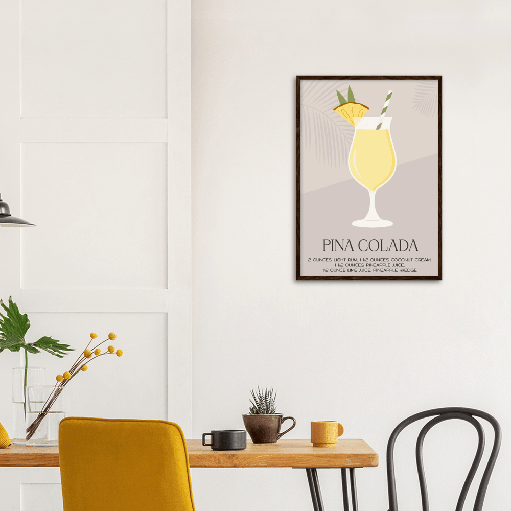 Tropisches Paradies Poster - Printree.ch alkohol, bar, blaue lagune, cocktail, eis, erfrischung, flüssigkeit, frisch, getränk, glas, hintergrund, illustration, isoliert, kalt, kirsche, lebensmittel, limette, limonade, martini, minze, obst, orange, pina colada, saft, sommer, süss, tropisch, wein, zitrone