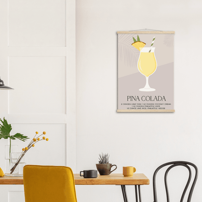 Tropisches Paradies Poster - Printree.ch alkohol, bar, blaue lagune, cocktail, eis, erfrischung, flüssigkeit, frisch, getränk, glas, hintergrund, illustration, isoliert, kalt, kirsche, lebensmittel, limette, limonade, martini, minze, obst, orange, pina colada, saft, sommer, süss, tropisch, wein, zitrone